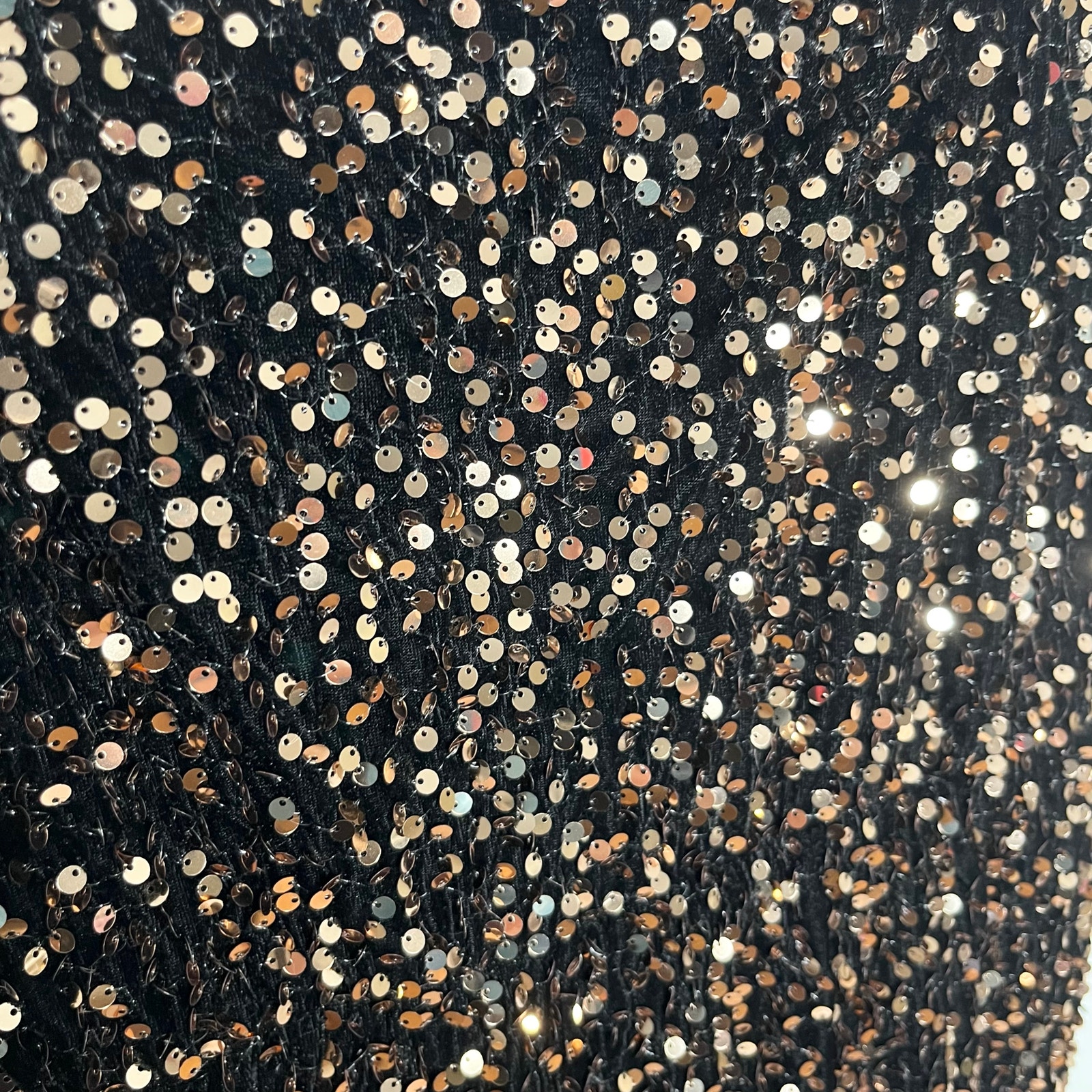 Rebdolls Womens Soraya Sequin Midi Bodycon Dress M Black Cocktail Party Holiday — image 2 of 8